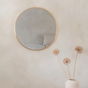 Ronde spiegel 60 cm - Zacht Goud