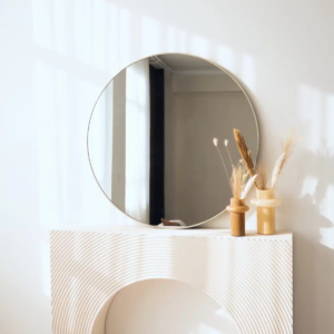 Ronde spiegel 120 cm - Greige