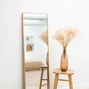 Rechthoekige spiegel Eikenhout 170×50 cm