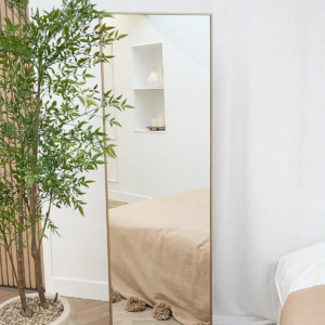 Rechthoekige spiegel 170×50 cm - Greige