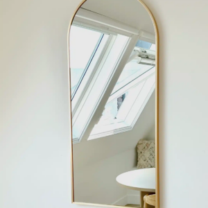 Boogspiegel 100x45 cm - Zacht Goud