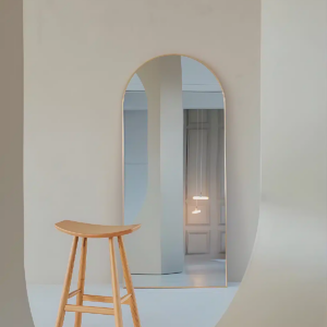 Boogspiegel 180×80 cm - Zacht Goud