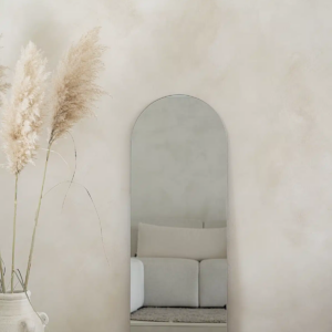 Ovale spiegel Frameless 125x40 cm