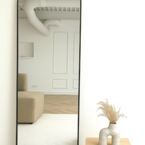 Boogspiegel 190×60 cm - Zwart