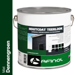 Afinol Houtcoat Teerlook Mat Dennengroen 2,5 liter