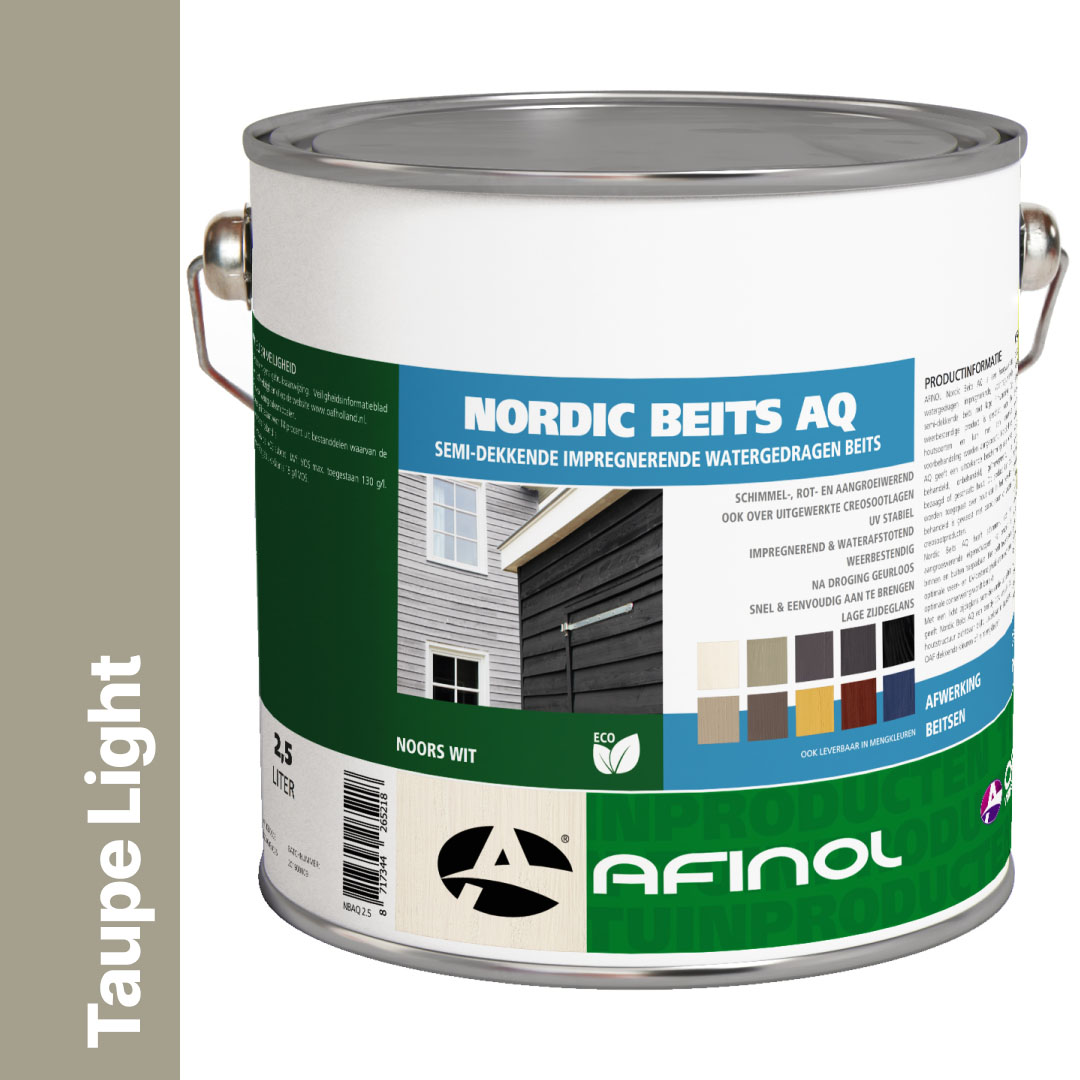 Afinol Nordic Beits AQ Taupe Light 2,5 liter