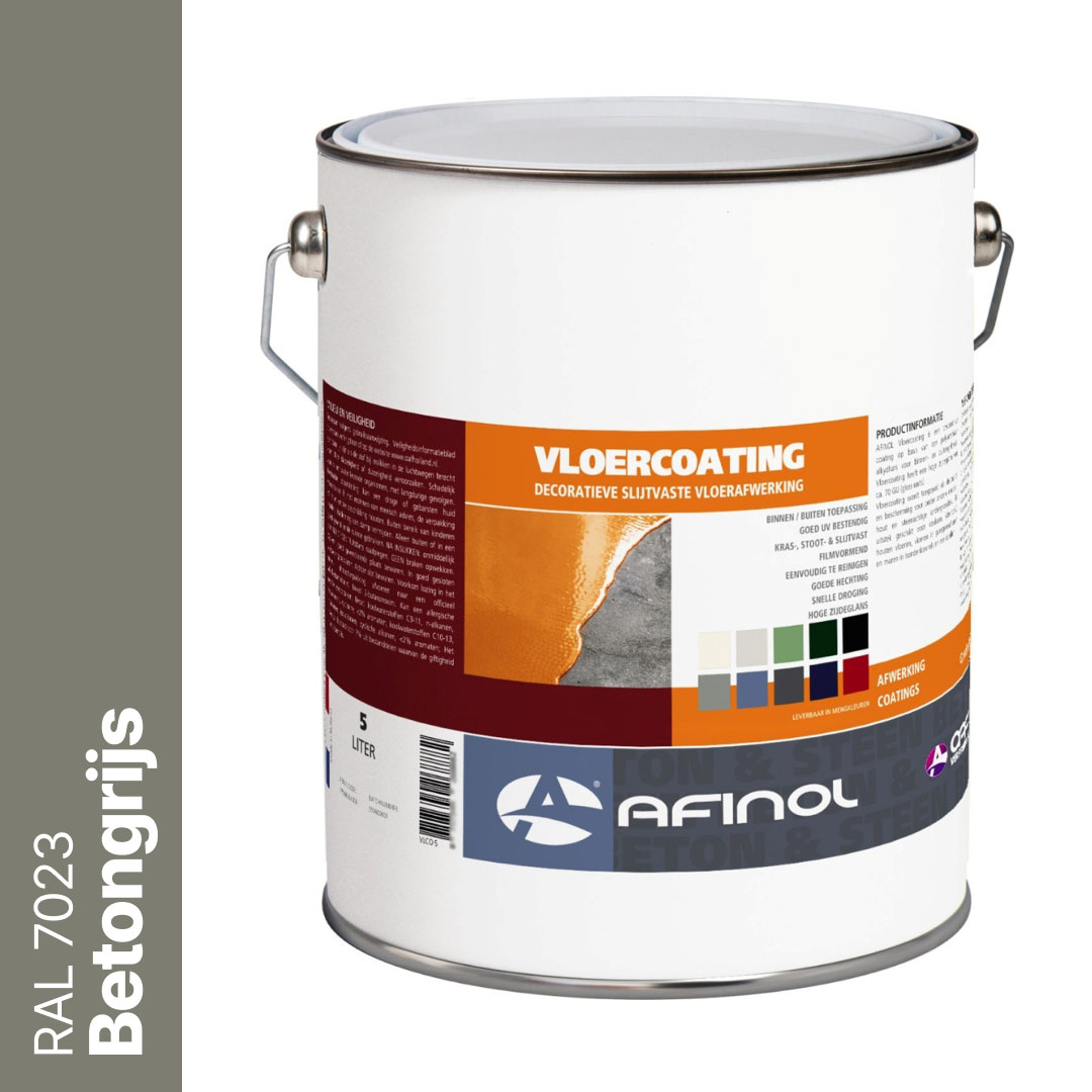 Afinol Vloercoating Betongrijs (RAL 7023) 5 liter