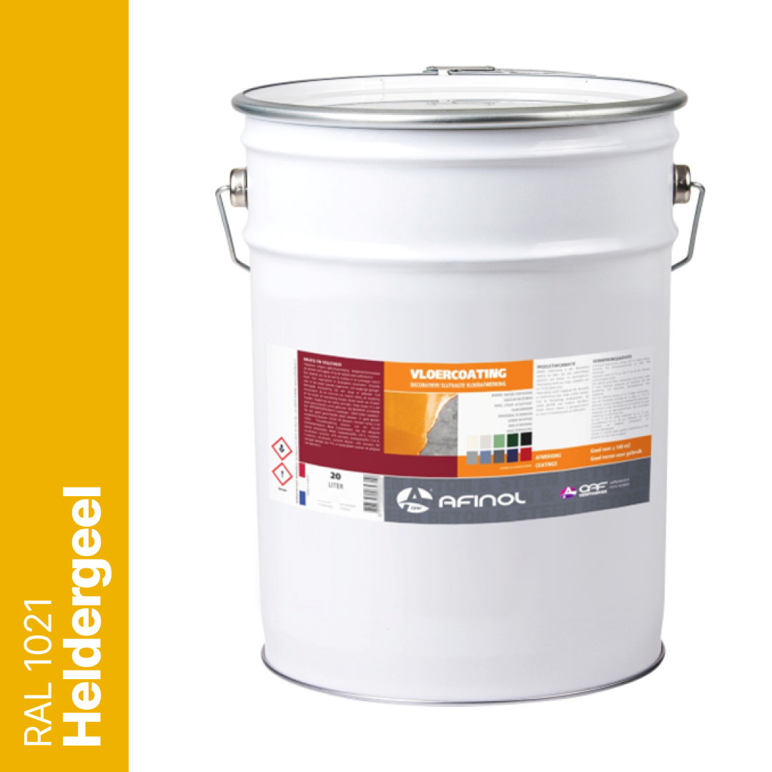 Afinol Vloercoating Heldergeel (RAL 1021) 20 liter