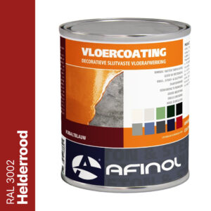 Afinol Vloercoating Helderrood (RAL 3002) 750 ml