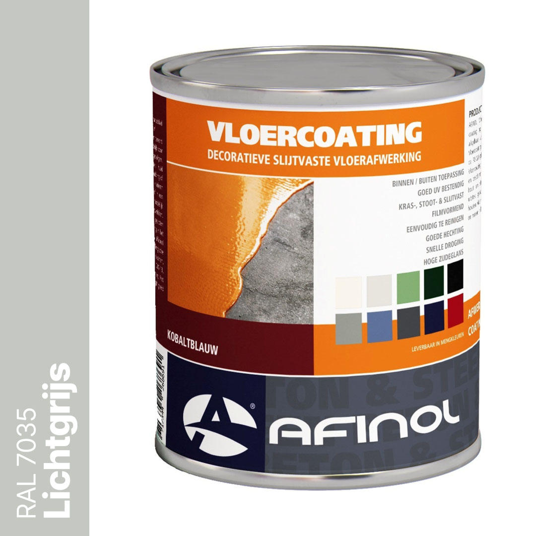 Afinol Vloercoating Lichtgrijs (RAL 7035) 750 ml