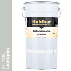 Holdbar Badkamercoating Lichtgrijs (RAL 7035) 5 kg