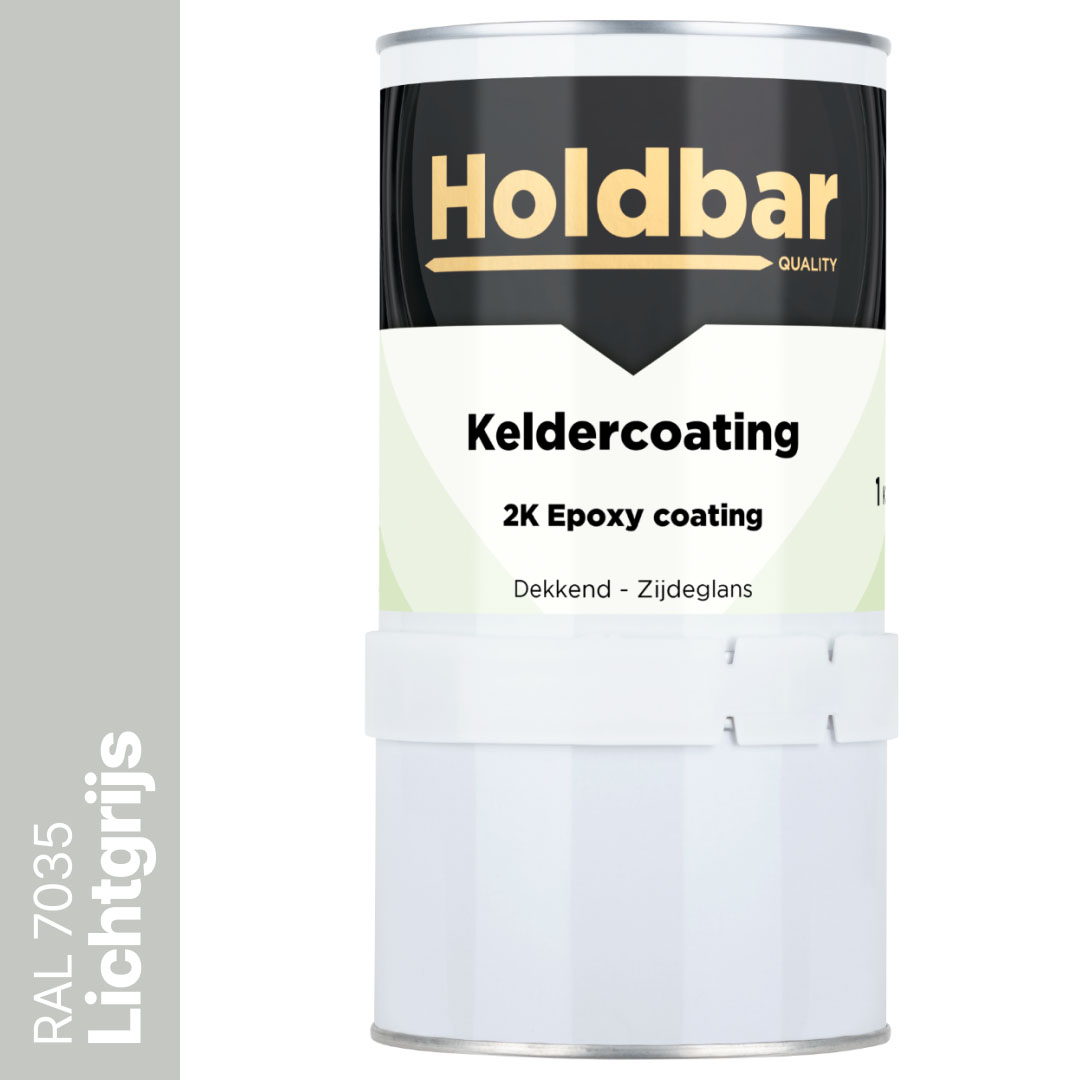 Holdbar Keldercoating Lichtgrijs (RAL 7035) 1 kg