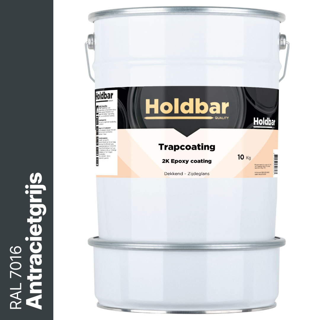 Holdbar Trapcoating Antracietgrijs (RAL 7016) 10 kg