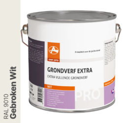 OAF PRO Grondlak Professioneel Gebroken Wit (RAL 9010) 2,5 liter