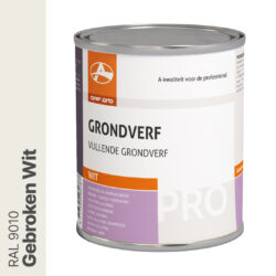 OAF PRO Grondlak Professioneel Gebroken Wit (RAL 9010) 750 ml