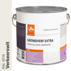 OAF PRO Grondlak Professioneel Verkeerswit (RAL 9016) 2,5 liter