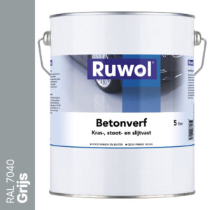 Ruwol Betonverf Grijs (RAL 7040) 5 liter