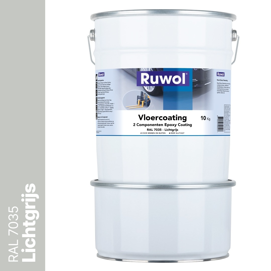 Ruwol 2K Epoxy Vloercoating RAL 7035 10 kg