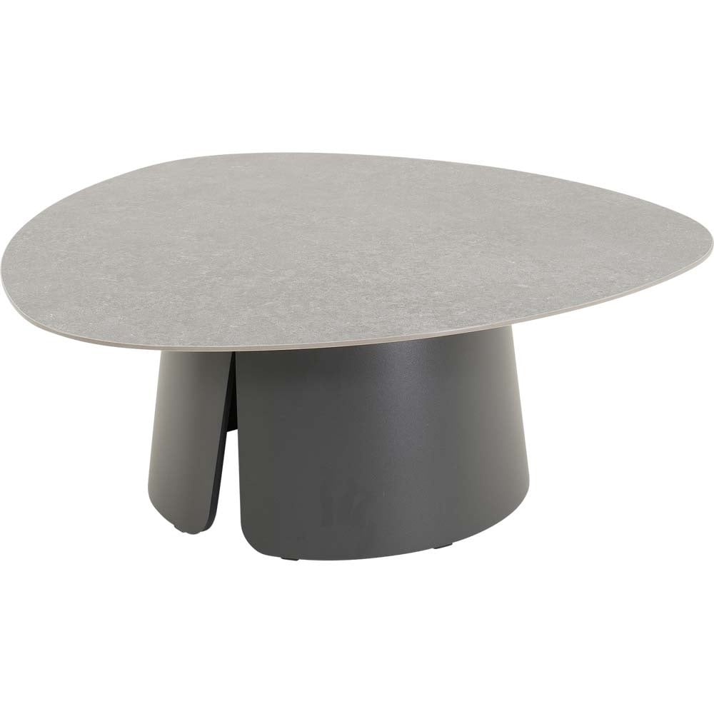 Bijzettafeltje Alva antraciet 97x97x37cm - Afbeelding 2