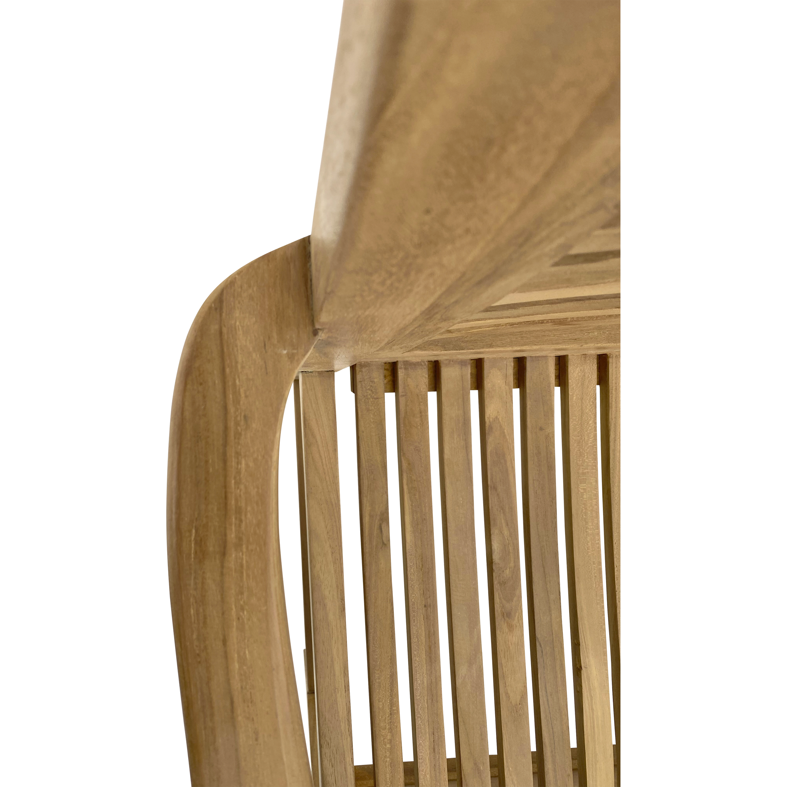 Bank teak Stripe 142cm - Afbeelding 6