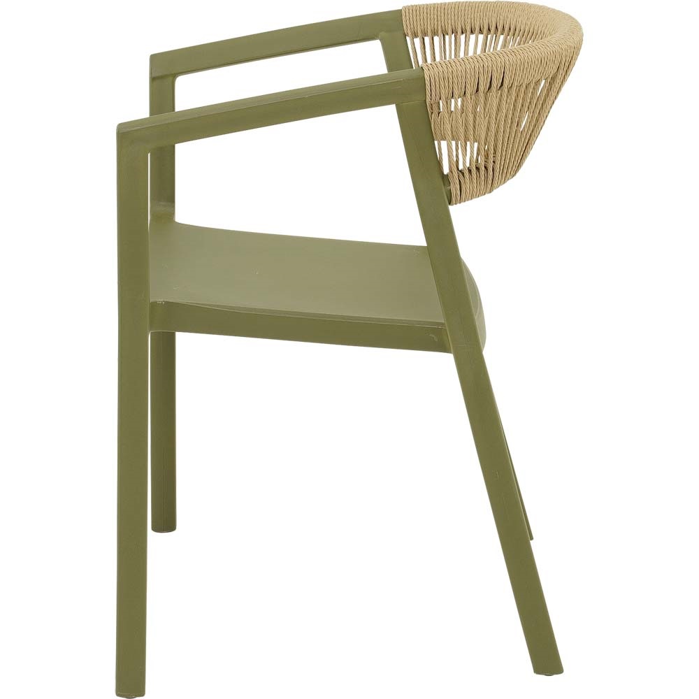 Stapelstoel Terrasa groen - Afbeelding 4