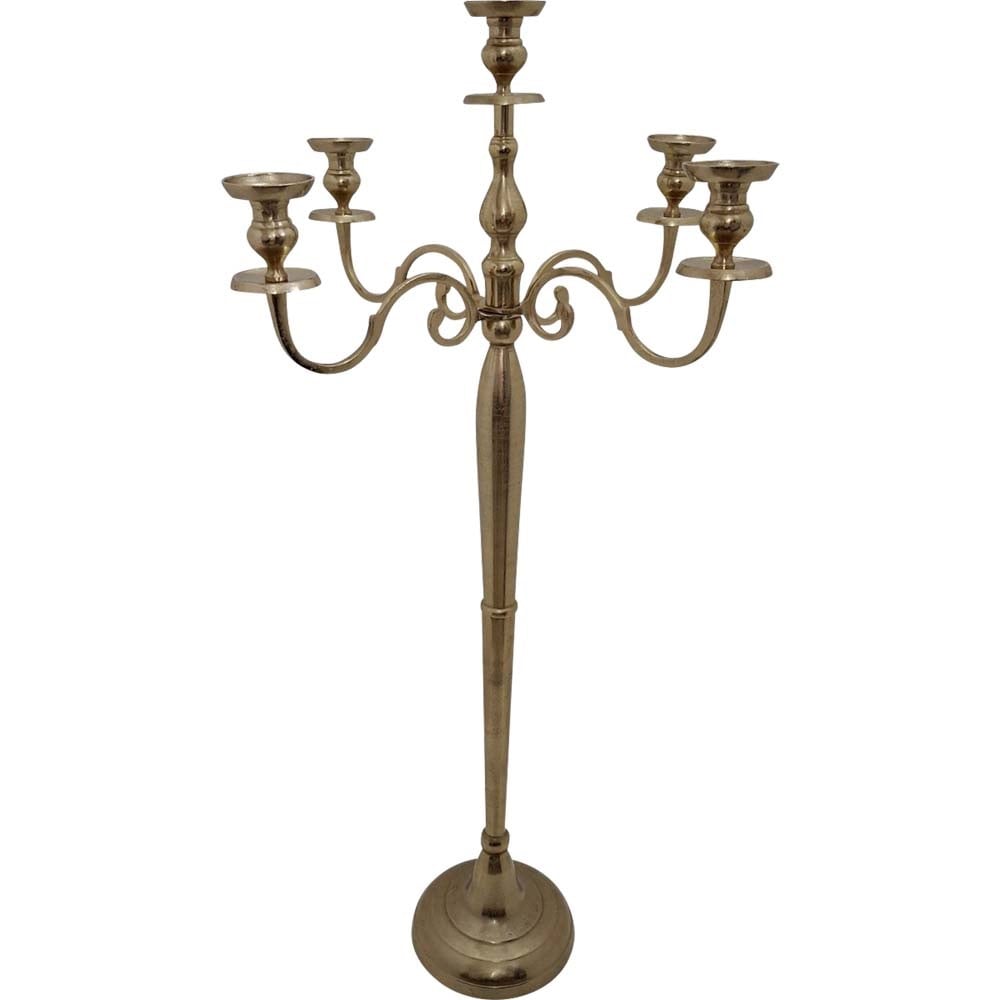 Kandelaar Classic Brush goud 144cm