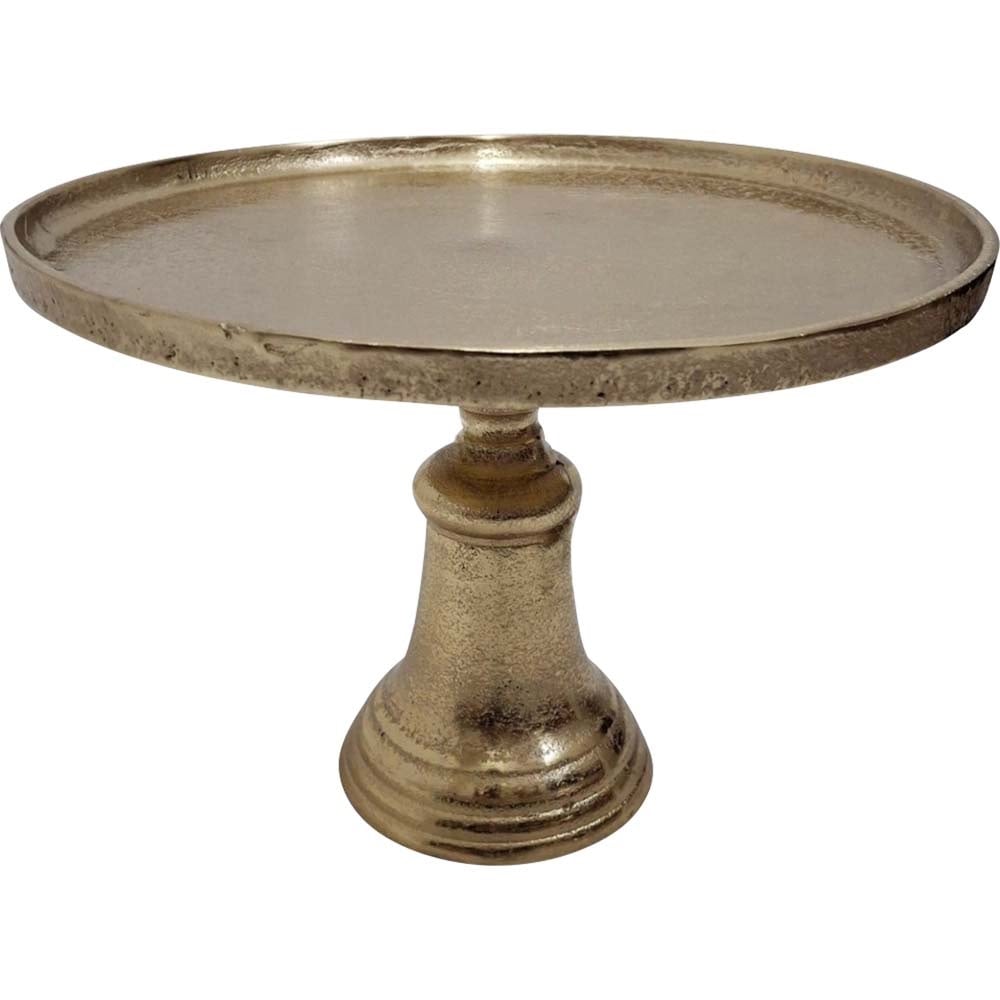 Plateau Brush goud Ø36x25cm
