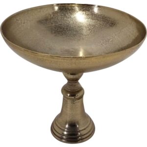 Schaal op voet Brush goud ø41x30cm