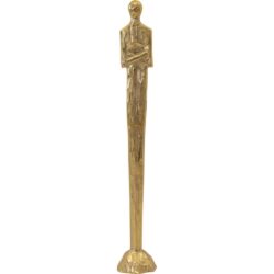 Sculptuur Crossed arms goud 132cm